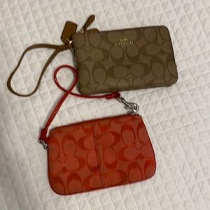 Coach wristlet bundle deal.